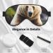 Buy SSIMOO White & Brown Bear Soft Sleep Eye Mask | Breathable Eye Patch for Travel & Relaxation | Perfect Gift - Buy Online on SooperMarket.com