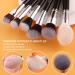 BEILI 20pcs Makeup Brush Set - Natural Goat Hair & Premium Synthetic Kabuki Brushes for Foundation, Powder, Contour, Eyeshadows, Eyebrows, and Eyeliner - Black - Buy Online on SooperMarket.com