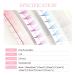 Pink 6D Colored Premade Fans Lash Extensions | Short Stem Pointy Base | Volume Fans | 0.07 D Curl | Mix 8-15 | Eyelash Extensions - Buy Online on SooperMarket.com
