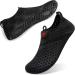 BARERUN Barefoot Quick-Dry Water Sports Shoes Aqua Socks | Black Holes | Women 14-15/Men 12-13 - Buy Online on SooperMarket.com