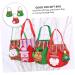 KOMBIUDA Santa Pants Treat Bags 3pcs Christmas Bag Candy Bags Goodie Bag Christmas Candy Bag Cloth Bags Holiday Bag - Buy Online on SooperMarket.com