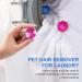 Pet Hair Remover for Laundry - 12 Reusable Washing Balls | Easily Remove Pet Hair from Clothes - Buy Online on SooperMarket.com
