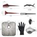 13 Pieces Hair Coloring Kit for DIY Hair Color - Dye Brush, Bowl, Shawl, Stirring Stick, Clip, Gloves, Earmuffs - Buy Online on SooperMarket.com