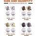Tanstic 60 Sets 18mm 4 Color Magnetic Button Clasps Snaps for Sewing, Crafts, Purses, Bags, Clothes - Buy Online on SooperMarket.com