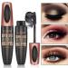 4D Silk Fiber Lash Mascara - Waterproof, Luxuriously Longer, Thicker & Voluminous Eyelashes - Long-Lasting, Natural Formula for Exquisitely Long & Full Smudge-Proof Lashes - Buy Online on SooperMarket.com