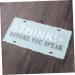 OSALADI Metal Signs Tin Signs Iron Sign Painting Iron Painting The Sign Decorations Three-Dimensional - Buy Online on SooperMarket.com