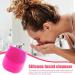 Toseky Face Exfoliator Scrubber | Penguin Shape Vibrating Face Scrub Brush - Rechargeable Wash Brush for Deep Cleaning Skin Waterproof Skin Care Face Brushes Red - Buy Online on SooperMarket.com