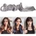 Hair Extension Synthetic Colorful Clip In Hairpiece Curling Wig for Party for Prom for Girls White tea ash - Buy Online on SooperMarket.com