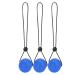 Demeras Wrist Finger Massage Exerciser Stress Relief Fitness Training Safe Squeezing Balls with Bungee Cord for Adults Blue 30 degrees