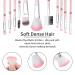 Kawaii Kitty Makeup Brush Set with Mirror Comb - 10pcs Cat Gift Set for Girls - Buy Online on SooperMarket.com