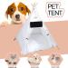 GeerDuo Portable Pet Teepee Tent for Small Dogs/Cats - Washable Sweet Bed with Cushion - White 24 - Buy Online on SooperMarket.com