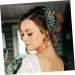 Angoily Crystal Headpiece Fairy Jewelry for Women Rhinestone Headpiece Tiara Hair Headband Bride Metal - Buy Online on SooperMarket.com