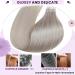 Laavoo 60cm Platinum Blonde Tape Extensions | Real Remy Hair | Invisible Tape In Extensions | 20pcs 50g #60 - Buy Online on SooperMarket.com