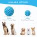Nobleza Indestructible Dog Ball - 8cm Natural Rubber Squeaky Interactive Toy for Dogs | Robust & Durable - Buy Online on SooperMarket.com