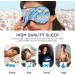 Haskirky Light Blocking Eye Mask - Breathable and Adjustable for Adult Men and Women - Great for Travel, Yoga, Meditation, and Office - Deep Sleep Goodies - Cute Cartoon Sea Design - Buy Online on SooperMarket.com