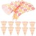 Beavorty 150 Pcs Popcorn Bag Cellophane Bags Cookies Bags Christmas Candy Cone Treat Bags Marshmallows Piping Bags Pink Candy Cookies Cone Bags Snack Cone Bags Disposable Child Paper Food - Buy Online on SooperMarket.com