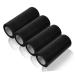 STOBOK 4 Rolls White Skirt Womens Skirts Baby Belt Diy Mesh Ribbon Mesh Belt Wedding Bride Decorative Mesh Black 0.01X15X2285CM