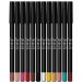 IS'MINE Matte & Shimmer Lip Liner Pencil Set - 12 Assorted Colors | Waterproof & Longwear Lip Makeup | Ultra Fine Soft Pencils - Buy Online on SooperMarket.com