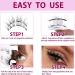 2 Pairs Reusable Magnetic Eyelashes Wispy Sandwich Magnetic Eyelashes without Eyeliner Magnetic Eyelashes Natural Look Magnetic Lashes Kit with Applicator Magnetic Cat Eye Lashes for Beginners - Buy Online on SooperMarket.com