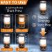 Rechargeable LED Camping Lantern | 1800LM, 4 Light Modes, 4400mAh Power Bank | Waterproof Lantern Flashlight for Emergency, Power Outages | USB Cable Included - Buy Online on SooperMarket.com