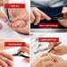 Premium Onism 20 Pcs Stainless Steel Manicure & Pedicure Kit with Luxury Travel Case - Ideal Gifts for Men, Women, Family & Friends - Buy Online on SooperMarket.com