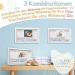 LALFOF Customizable Baby Footprint & Handprint Frame - Dermatologically Tested Memory Set - Buy Online on SooperMarket.com