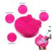 NOLITOY 2-in-1 Makeup Brush Holder & Scrubber - Silicone Cleaner Pad for Brushes - Portable Storage Rack - 11x10cm Rosy - International Shipping Available - Buy Online on SooperMarket.com