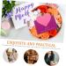 PRETYZOOM 1 Box Preserved Flower Decoration Wedding Favors Christmas Decor Fake Soap Flower Faux Christmas Centerpieces Ornament Party Soap Flower Indoor Artificial Flower 16.2X16.2X8.2CM Orange - Buy Online on SooperMarket.com