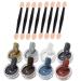 8pcs metallic glitter powder nail art chrome pigment powder mirror effect nail powder nail decoration chrome nail powder decoration glitter manicure pigment set with 8pcs eyeshadow sticks
