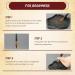 3 Pieces Traditional Chinese Calligraphy Brush Set for Beginner Watercolor Painting - Sumi Drawing Pens in 3 Sizes - Buy Online on SooperMarket.com