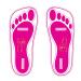 25Pairs(50 Feets) Disposable Pink Spray Tanning Feet Pads Sunless Airbrush Spray Tent Protect Foot
