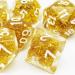 Haxtec Gold Glitter DND Dice Set - 7PCS Polyhedral Dungeons and Dragons Dice for Roleplaying Games - Buy Online on SooperMarket.com