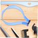 Silicone Hair Cutting Guide | Fade & Shaping Template Tool - 56x4cm Blue for Precision Haircuts - Buy Online on SooperMarket.com