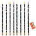 9PCS Wax Pencils for Diamond Painting Wax Pencil Wax Pencil for Rhinestones for Diamonds Applicator Nail Pencil Dotting Accessories for DIY Nail Tool Pencil Sharpener with Random Color