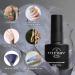 HTPARY Bright Grey Gel Nail Polish | Long Lasting, Soak Off, UV/LED Cure | Nail Art Manicure Salon Quality | Perfect DIY Gift for Girls & Women - Dark Grey - Buy Online on SooperMarket.com