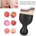 Foundation Makeup Brush Curving Wine Glass Shape Face Blush Base Multifunctional Makeup Brush for Blending Liquid Cream or Flawless Powder Foundation(grey) - Buy Online on SooperMarket.com