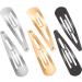 30 Pieces 4 Inch Snap Hair Clips Metal Hair Clips for Women Snap Barrettes for Thin Hair Large Hair Clip No Slip Hair Pins Girls Women Hair Accessories