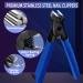 Portable Ultra Sharp Nail Clippers for Thick Nails - Heavy Duty Toenail Clipper with Long Handle - Professional Nail Trimmer for Men and Women - Blue - Buy Online on SooperMarket.com