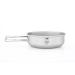 Keith Titanium Ti5326 Single-Wall Bowl with Folding Handle - 20.3 fl oz