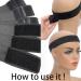 Welfare Products Elastic Hair Bands for Lace Frontal Melt - 5 PCS Wig Bands for Keeping Wigs in Place | Wig Edge Control Elastic Bands - Buy Online on SooperMarket.com