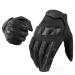 YOSUNPING Tactical Full Finger Gloves Touchscreen for Motorcycle Hiking Cycling Climbing Black Large
