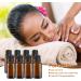 Alledomain 8Pcs 15ml Amber Glass Essential Oils Bottles with Black Cap & Dropper & Labels Empty Amber Bottle Refillable Sample Container for Massage oil/Aromatherapy/Perfume/Fragrance Carrier Oil 8pcs * 15ml - Buy Online on SooperMarket.com