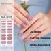 Semi Cured Gel Nail Strips Gel Nail Stickers - 16 Pcs Nail Stickers for Nail Art Soft Self-Adhesive Gel Nail Wraps Easy Apply & Remove for Salon-Quality Manicure Kit (UV/LED Lamp Required) (BSG-0320) - Buy Online on SooperMarket.com