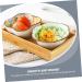 MAGICLULU 6pcs Ceramic Saucer Ceramics Sauces Sushi re-usable - Buy Online on SooperMarket.com