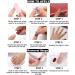 Runrayay 24pcs Heart Design Press On Nails - Medium Strass Fake Nails for Women & Girls | Acrylic Stick On Nail Art - Buy Online on SooperMarket.com