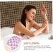 Buy 3-Piece Bath Towel Set with Lotion Gloves Bath Sponge & Back Scrubber - Deep Cleaning Tool - Purple - International Shipping Available - Buy Online on SooperMarket.com