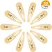 50 Pack Snap Hair Clips Hair Barrettes for Kids Girls and Women 50 mm (Gold) - Buy Online on SooperMarket.com