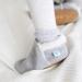 Dotty Fish Suede Baby Slippers | Warm Fleece Lined Toddler Shoes | Non-Slip Soft Sole for Boys and Girls | 0-6 Months to 5-6 Years | Pale Grey - Buy Online on SooperMarket.com