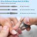 Anrui Nail Miller Attachments - 3 Diamond Hard Metal Bits 3/32 | Nail Preparation & Dead Skin Removal Tools - Buy Online on SooperMarket.com