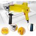ZIOKOK Tufting Gun - 2-in-1 Electric Carpet Rug Weaving Machine Starter Kit - Yellow - Buy Online on SooperMarket.com